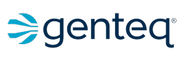 Logotipo de GENTEQ, marca distribuida por Loubet