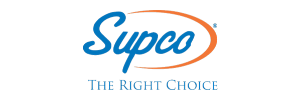 Logotipo de SUPCO, marca distribuida por Loubet